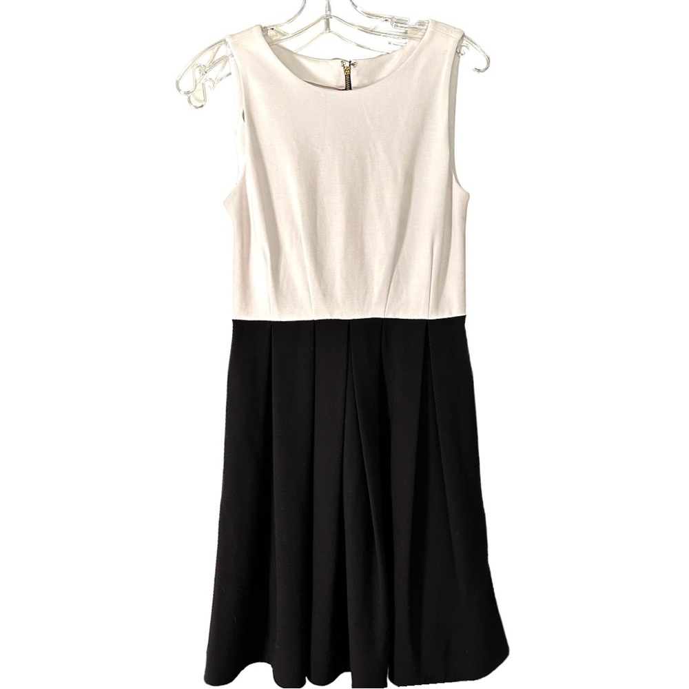 NWT Kate Spade Claudia White and black dress - Size S